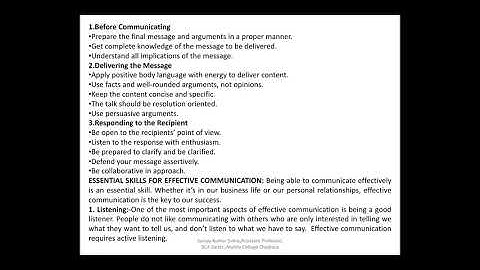 Communication Skills/Technical English (Introduction), BCA 1st sem, 1st Lecture