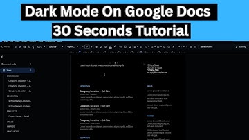 How To Enable Dark Mode On Google Docs 2025 (30 Seconds Guide)