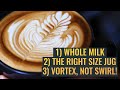 Want perfect microfoam milk for latte art? Try these simple changes