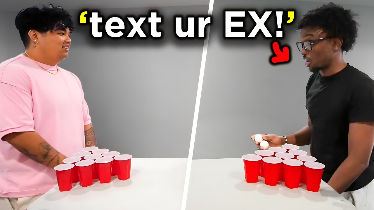 Yusuf7n и A2Guapo играют в EXTREME Cup Pong..