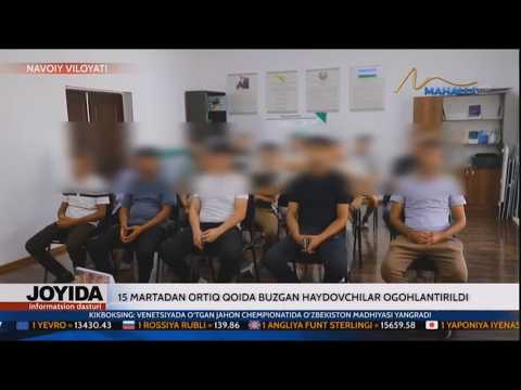 15 martadan ortiq qoida buzgan haydovchilar ogohlantirildi