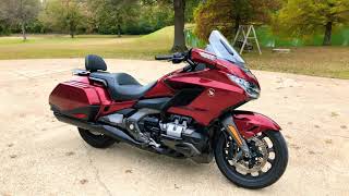 2018 HONDA GOLDWING 1800 NAVIGATION CANDY ARDENT RED USED FOR SALE INFO WWW.SUNSETMOTORS.COM