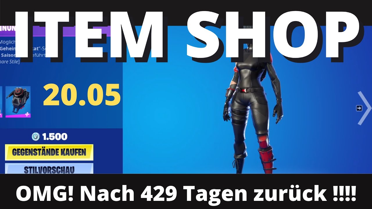 Welcher Fortnite Skin Ist Heute Im Shop Skin nach 429 Tagen zurück im Item Shop ! | Fortnite Shop von heute