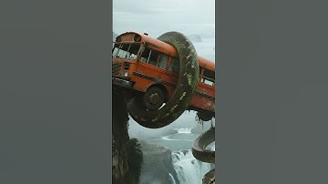 Exploring python attack bus | Python, Bus #shorts #trending #horror