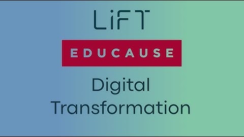 Higher Ed - Digital Transformation