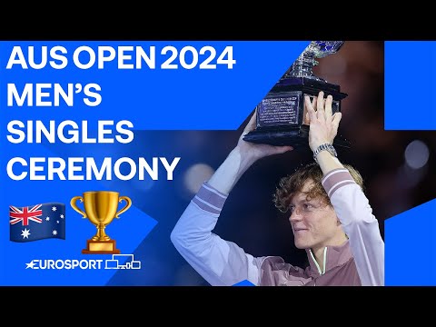 🏆 Men's Singles Ceremony | Sinner pulls off historic comeback to win AO | Australian Open 2024 🇦🇺