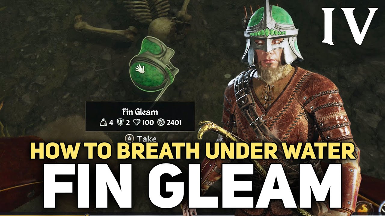 Oblivion Remastered - How To Get Fin Gleam & The Boots of the Eel (Breath Underwater)