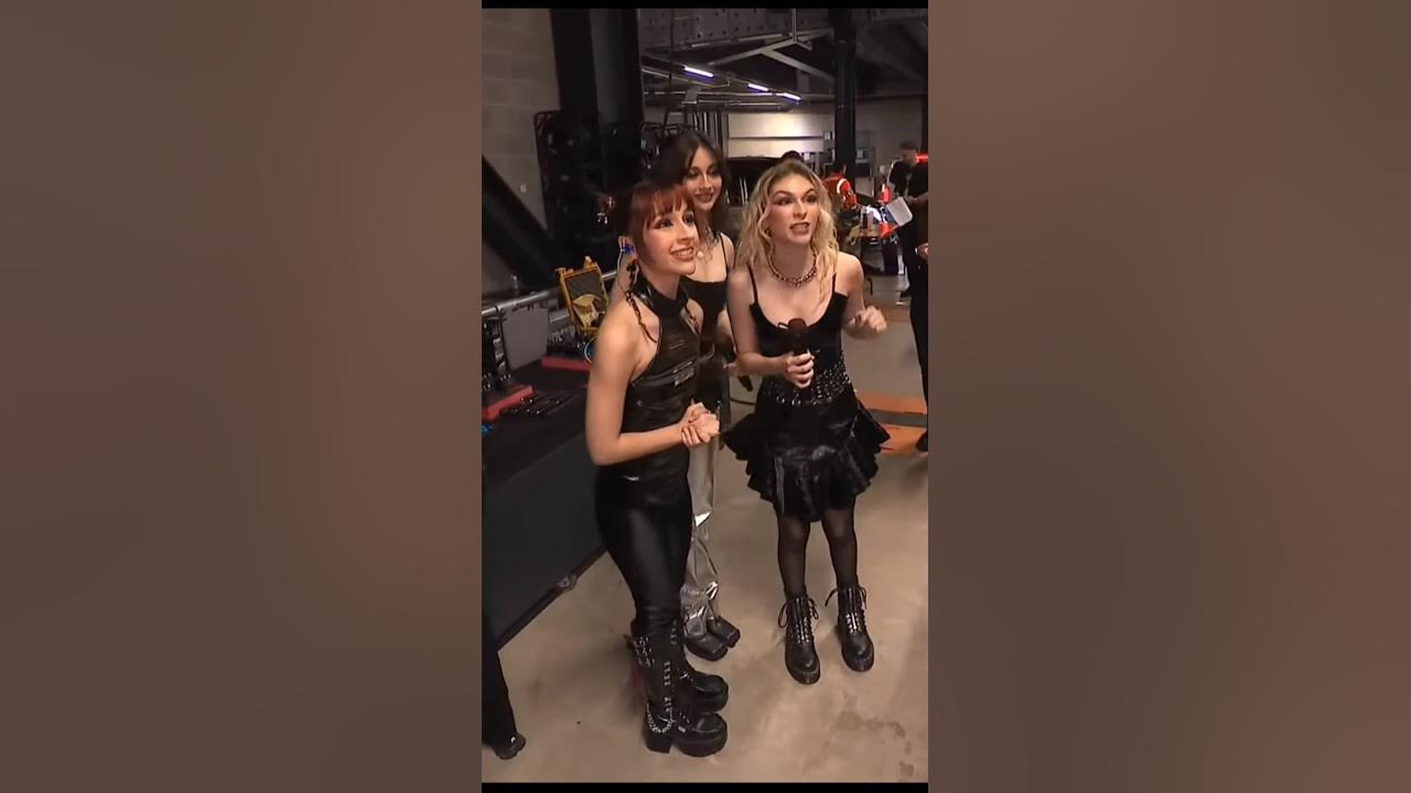 The Warning - Backstage at the MTV EMA's 2024 - Going to Stage The Warning - Backstage at the MTV EMA's 2024 - Going to Stage