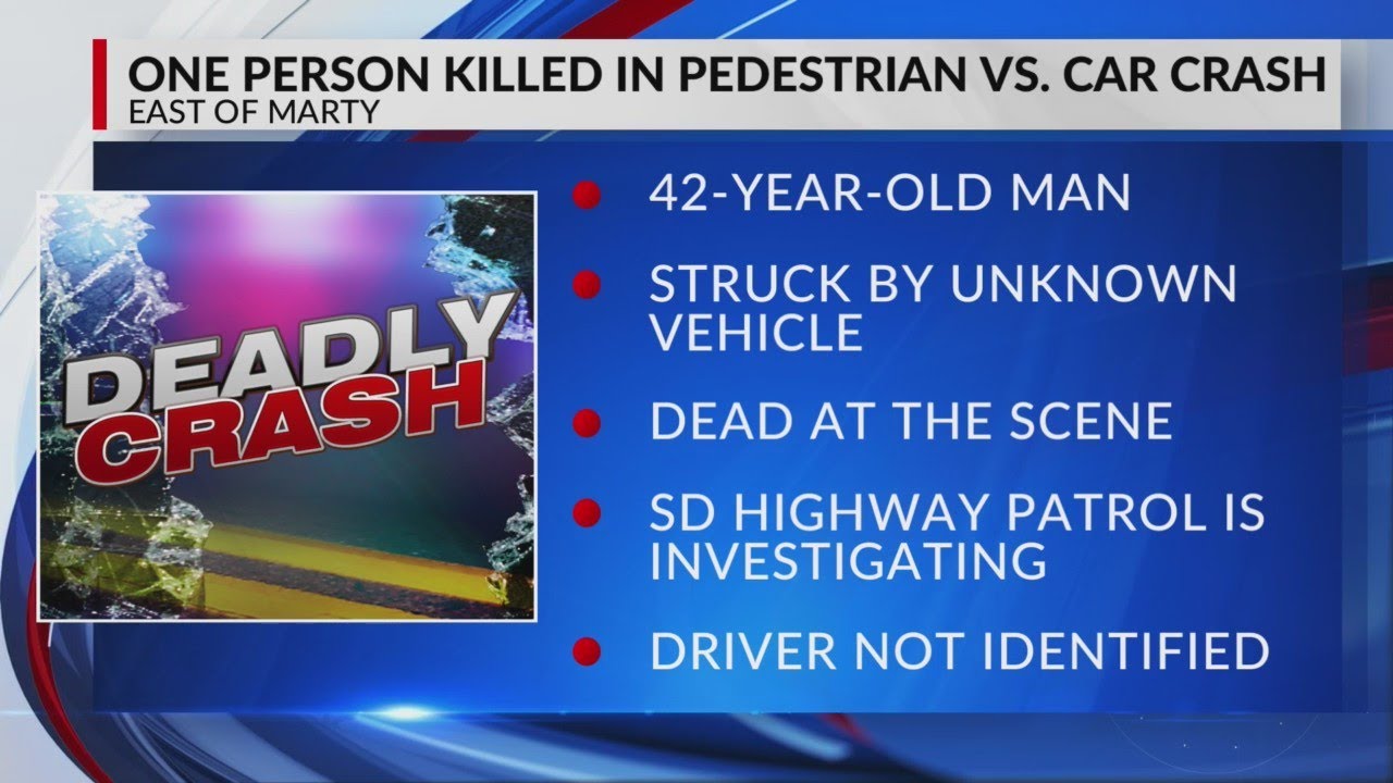 1 person killed in vehicle vs pedestrian crash - YouTube