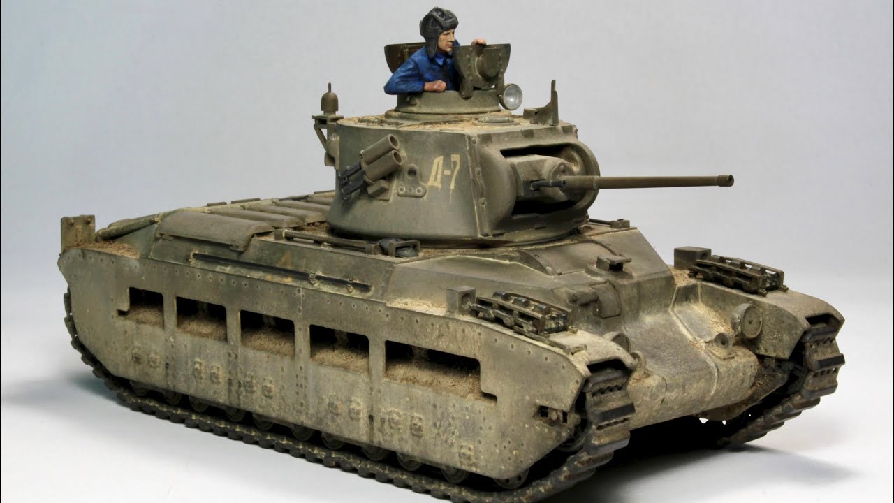 Советская модель «Матильда II» в масштабе 1/35 – Полное руководство по состариванию (в стиле «Вос...