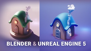 Blender & UE5 | 3D TINY HUT Modeling - Rendering High Poly model in Unreal Engine 5