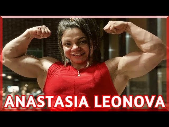 👊Anastasia Leonova👊 - FEMALE MUSCULAR💪 MONSTER!!! Female GYM