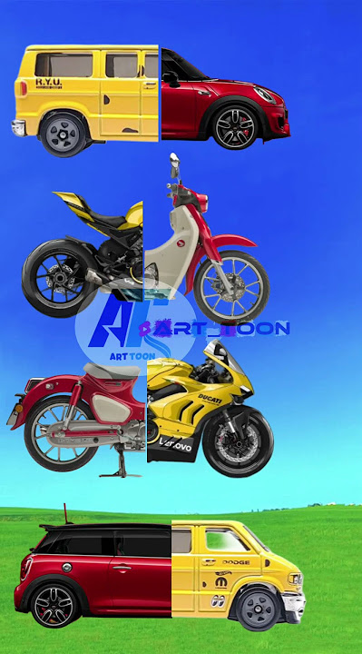 Find the correct car and motorbike#trendingshorts #automobile #usa #animation
