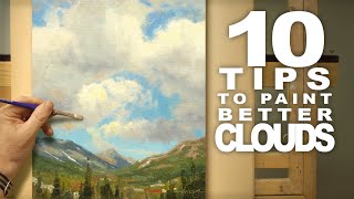 10 Cloud Painting Tips and Demo. Not Time-lapse!