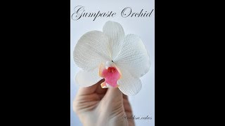 Gumpaste Orchid Tutorial. Орхидея из мастики. Sugar Flowers. Fondant.