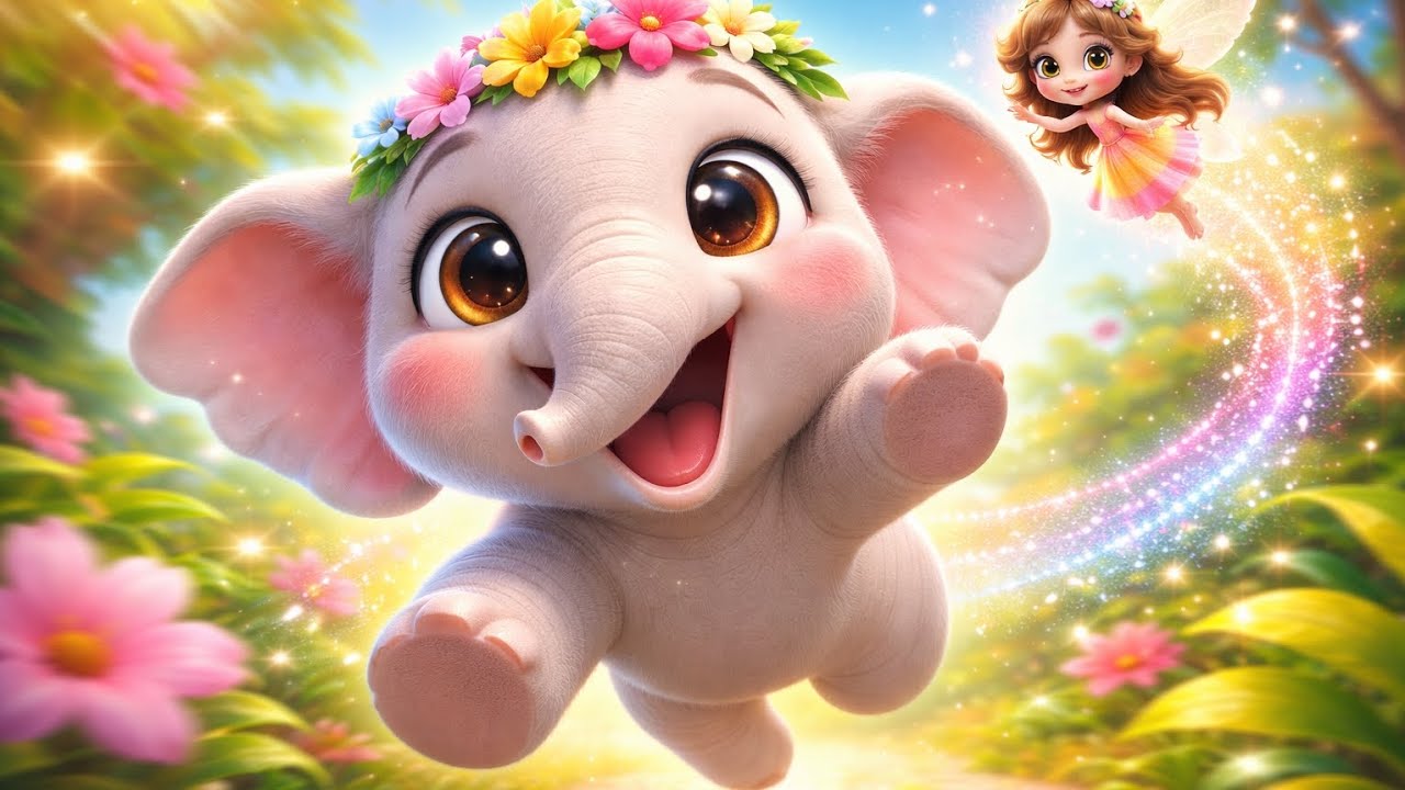 नन्हा हाथी और जादुई परी 🐘✨ | Cute Kids Cartoon | Hindi Story