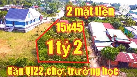 Bán đất gần Ql22 chợ trường học xung quanh dân cư rất đông TPCHM 53 km giá 1 tỷ 2