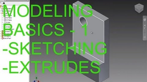 E1 INVENTOR 2012 - Modeling Basics 1 Tutorial