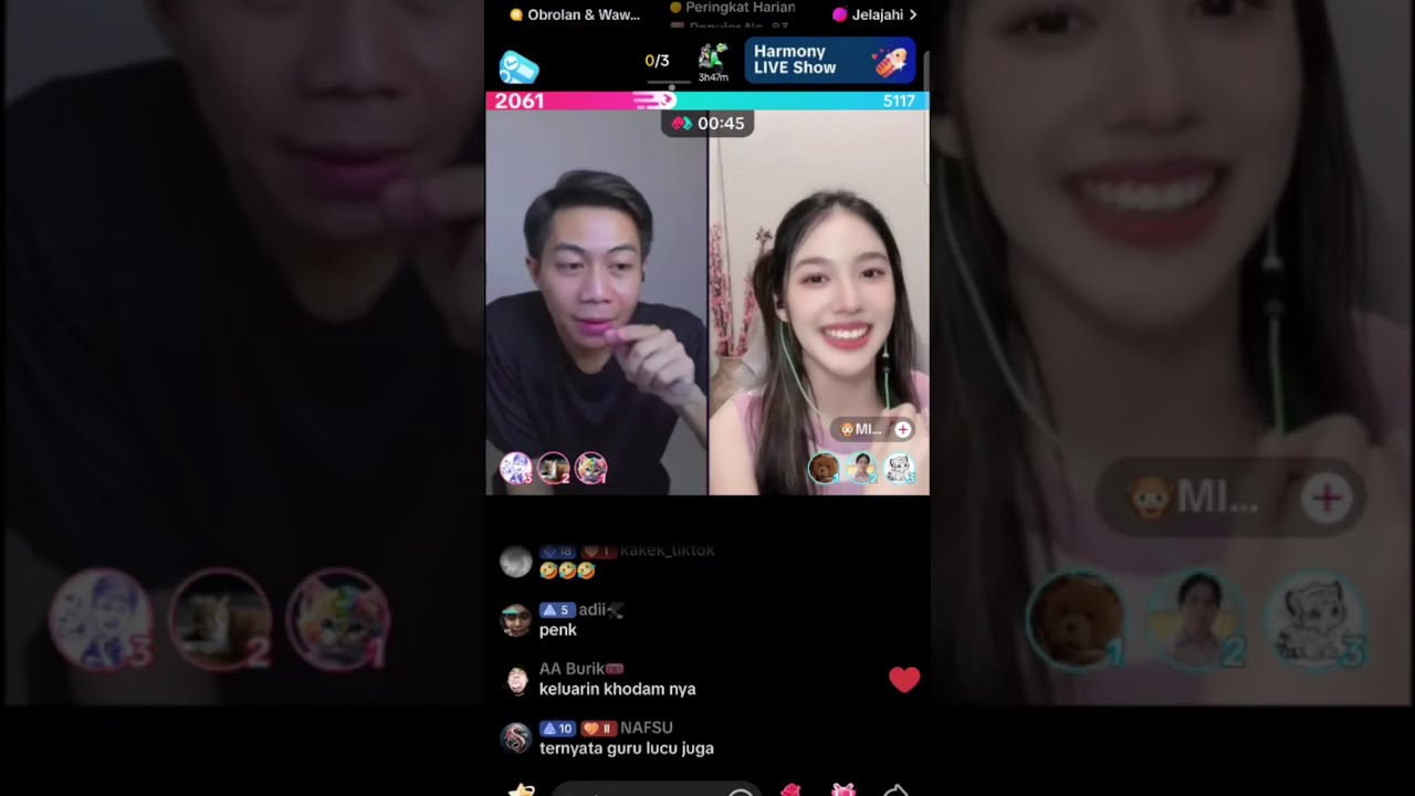 HERISS SKUYY LAWAN CEWEK CANTIK SAMPAI RIAN ARIFIN... #shorts #liveshorts #shortslive