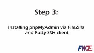 WordPress and phpMyAdmin Installation