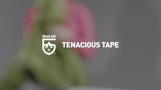 Gear Aid Tenacious Tape Repair Patches Black & Clear 3 inch