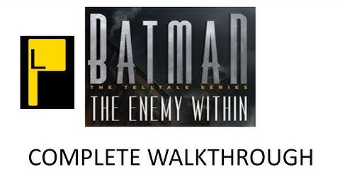 Batman: The Enemy Within Complete Walkthrough (FULL GAME MOVIE)