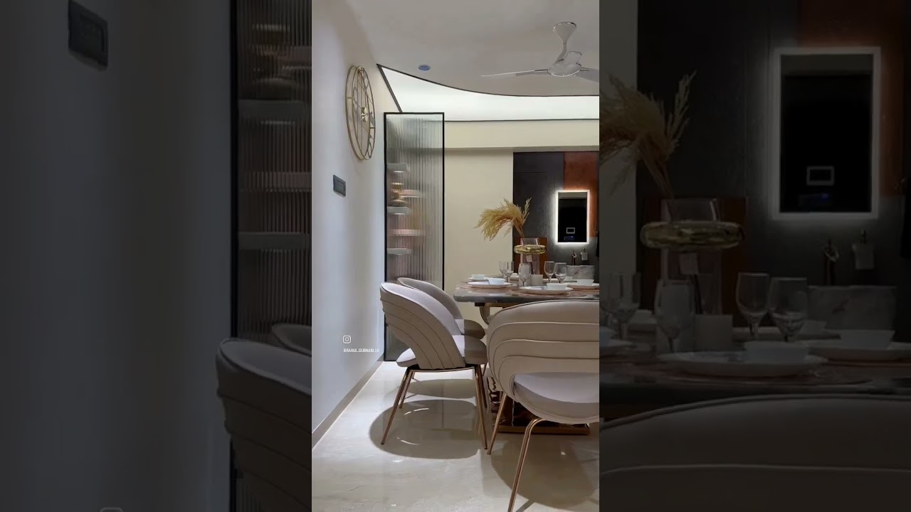 luxurious dining area design........