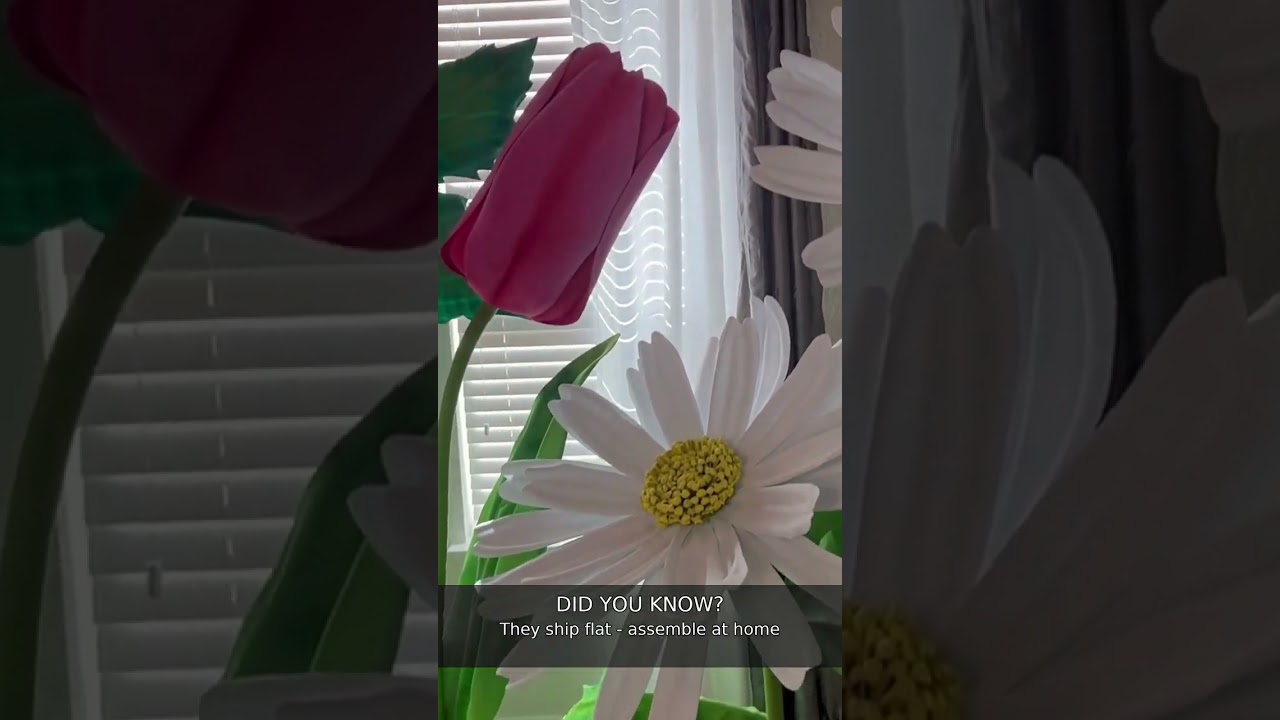 Giant flower transformation you have to see! #Shorts