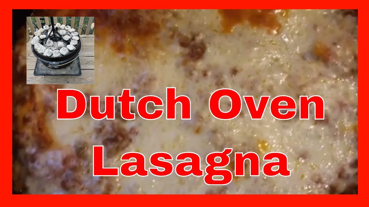 Dutch Oven Ravioli Lasagna Cast Iron Wednesday YouTube