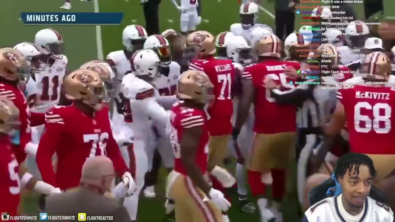 FlightReacts To 49ers and Browns get into pregame fight