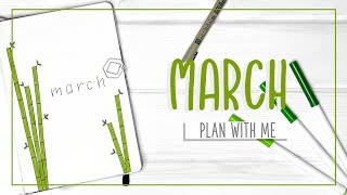 PLAN WITH ME || March 2020 Bullet Journal Setup