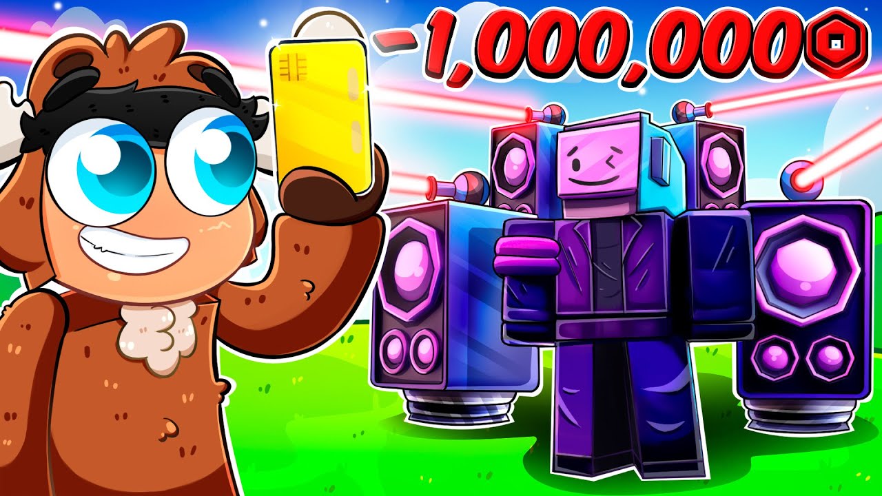 Spending INFINITE MONEY in Roblox Skibidi Toilet Tower Defense
