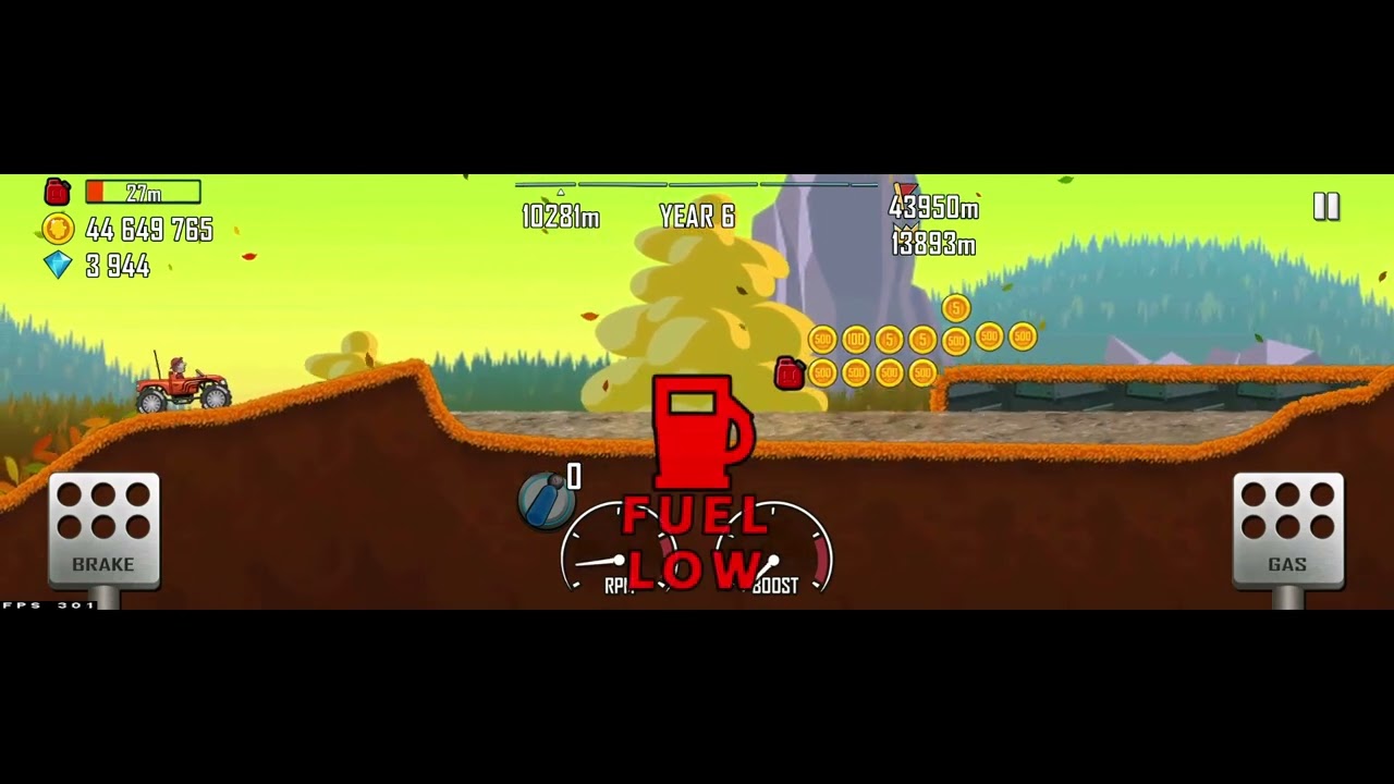 Hill Climb Racing Monster Truck + Seasons 16040 meters. New Record!