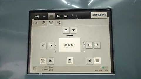 Heidelberg printing led uv curing system smart plc offset press workshop