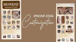 お洒落なホーム画面にする方法 Aesthetic iPhone customization 【iOS14 '' 】