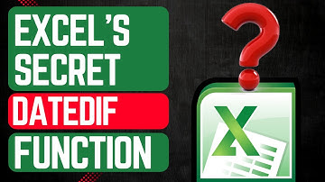 Excel DATEDIF Function Explained: Calculate Age, Days, Months & Years Easily!