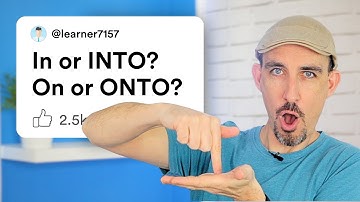 IN, INTO, ONTO, ON, OUT OF – What’s the Difference? | English Grammar Lesson