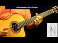 Cómo tocar "Insensatez" en guitarra, de Tom Jobim / How to play "how insensitive" on guitar