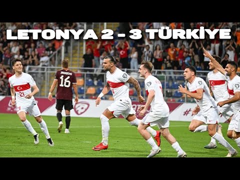 Özet I Letonya 2-3 Türkiye I 2024 Avrupa Şampiyonası Elemeleri