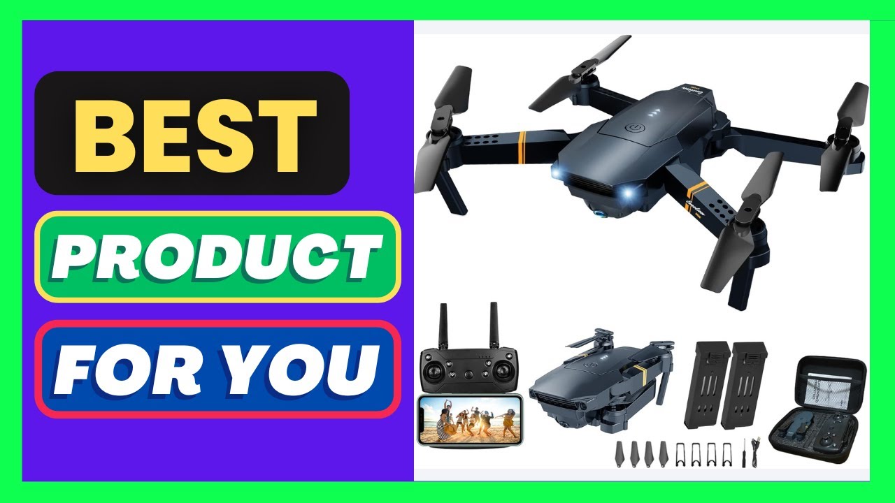 MOCVOO Drones with Camera for Adults Kids, Foldable RC