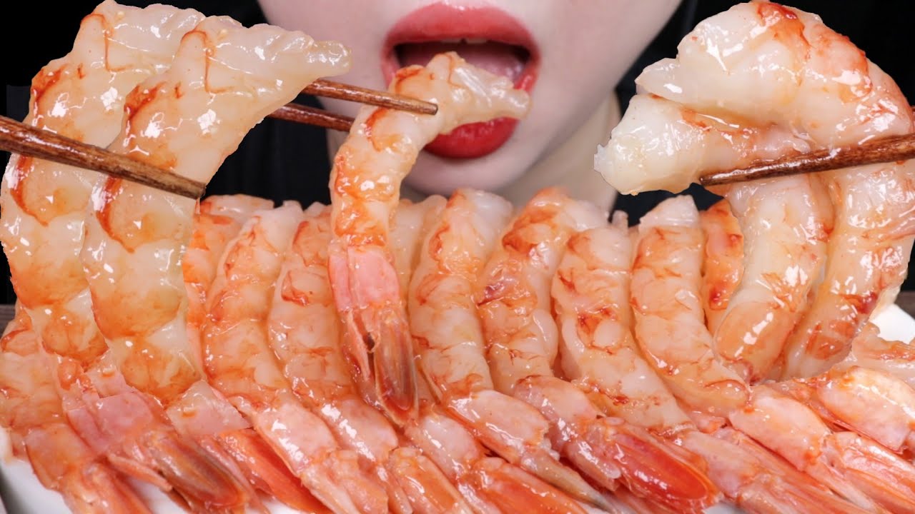 ASMR 홍새우회 리얼사운드 먹방 EATING SOUND MUKBANG
