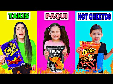 LAST TO STOP EATING SPICY CHIPS WINS MYSTERY PRIZE!! *Bad Idea* | Jancy family