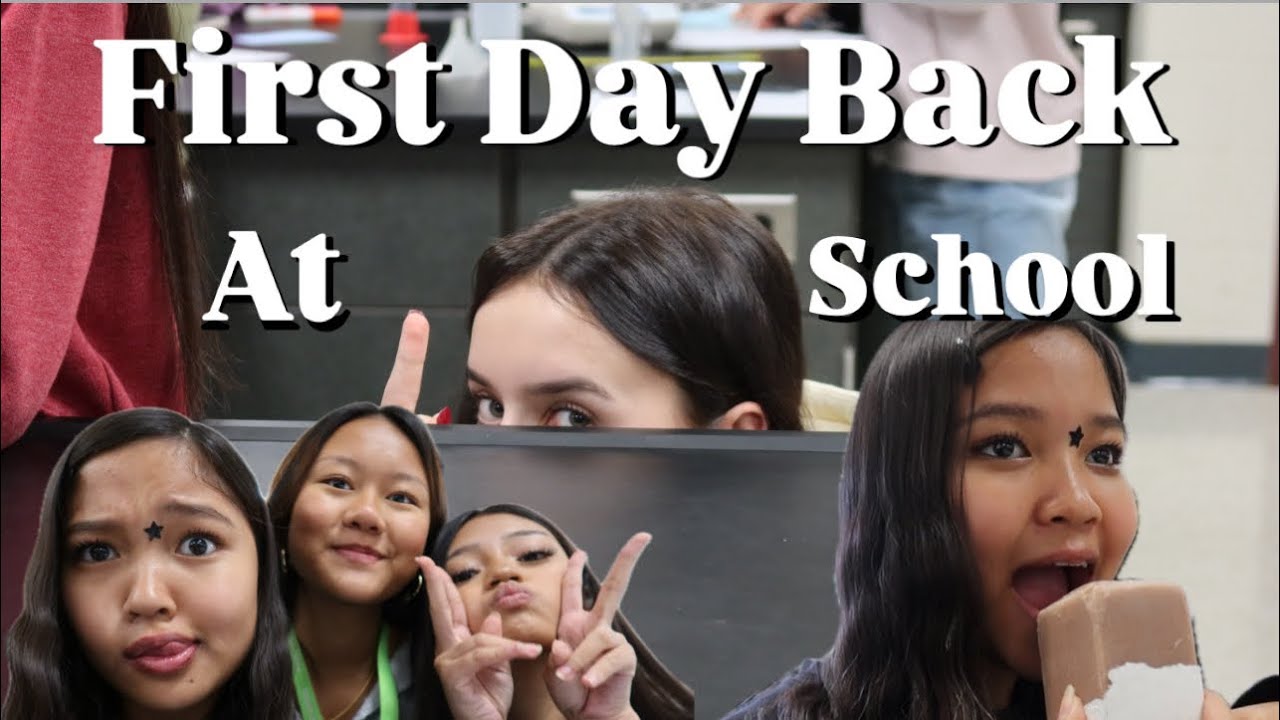 First Day Back at School!! | GRWM + Vlog 