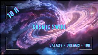 Cosmic Swirl 4K – Pink Galaxy & Deep Space Ambience • Lofi Sleep & Study Music • 10 Hours