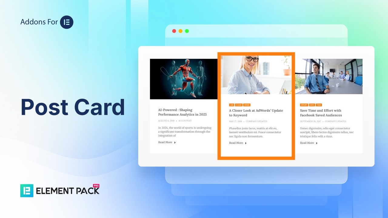 How to Use Post Card Widget in Elementor | Element Pack Pro WordPress ...