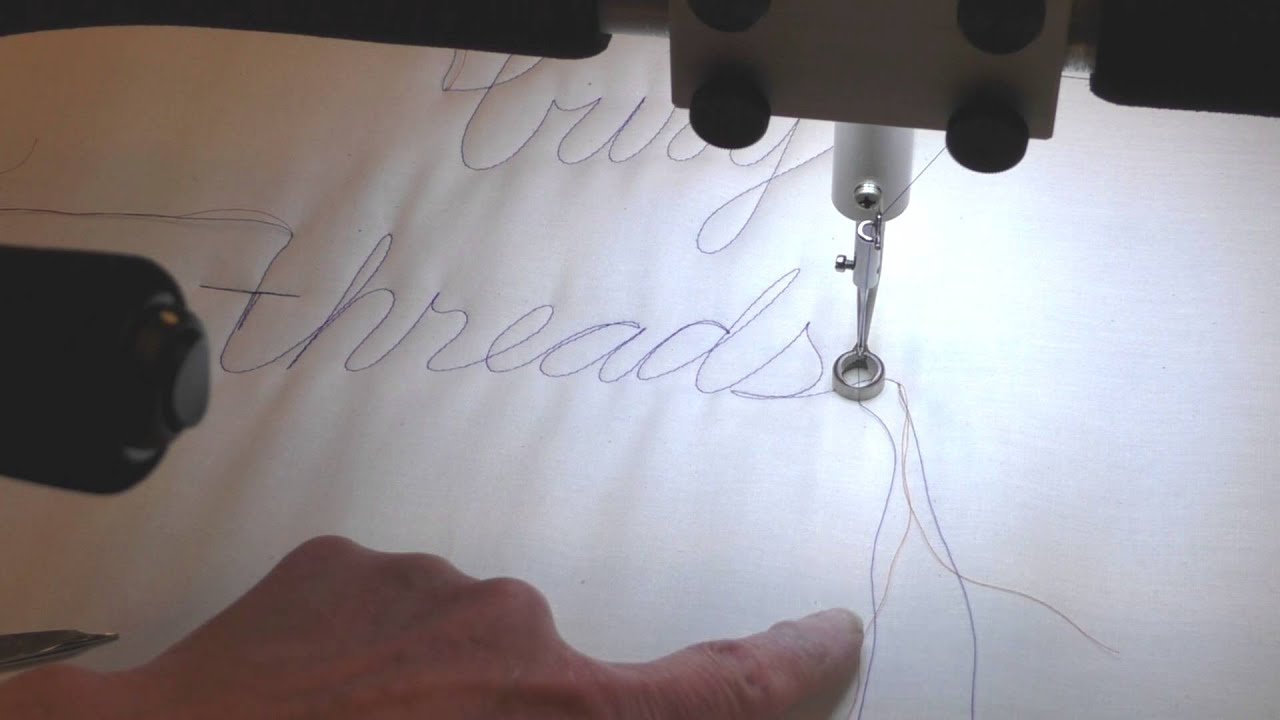 Step by step loading the back of a quilt on a longarm quilting frame