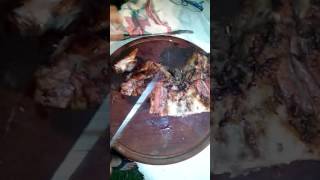 Chivito de san Luis resultado cocción