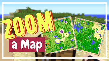 How to Zoom a Map in Minecraft - Tutorial