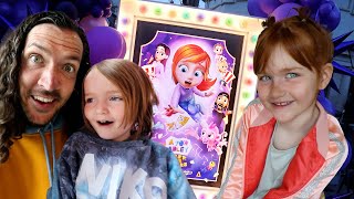 A for ADLEY - MOViE DAY 💜  a Best Day Ever at the Purple Carpet Party with Friends &amp; Rainbow Ghosts