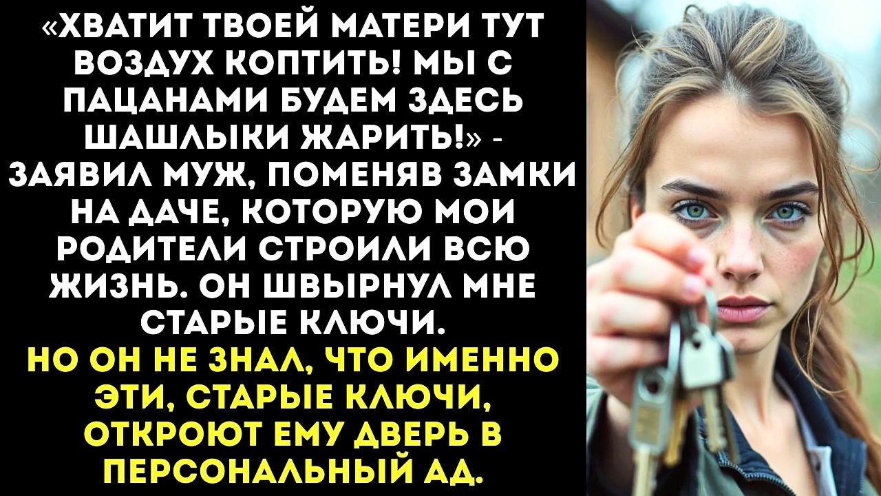«Дача — это для нас а твоя мать пусть в своей конуре сидит!» Муж сменил замки на даче моих родителей